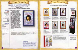trade catalogue inside spread